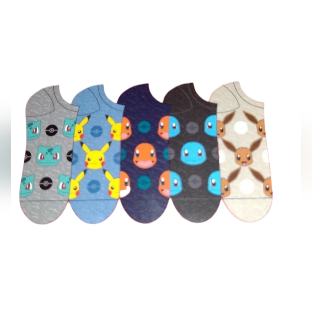 Pokemon No-Show Socks Novelty Socks